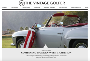 The William Agency The Vintage Golfer Content Marketing Example